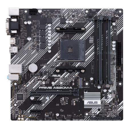 ASUS 90MB17H0-M0EAYC PRIME A520M-A II/CSM, AMD, Zócalo AM4, AMD Ryzen™ 3, AMD Ryzen™ 5, DDR4-SDRAM, 128 GB, DIMM