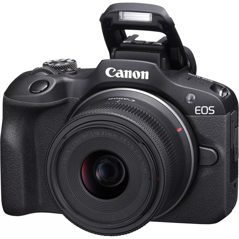 Canon 6052C013 EOS R100 + RF-S 18-45mm F4.5-6.3 IS STM Kit, 24,1 MP, 6000 x 4000 Pixeles, CMOS, 4K Ultra HD, 309 g, Negro