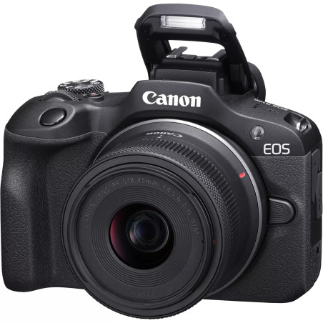 Canon 6052C013 EOS R100 + RF-S 18-45mm F4.5-6.3 IS STM Kit, 24,1 MP, 6000 x 4000 Pixeles, CMOS, 4K Ultra HD, 309 g, Negro