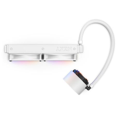NZXT RL-KR24E-W1 Kraken Elite 240 RGB, Sistema de refrigeración líquida todo en uno, 12 cm, Blanco