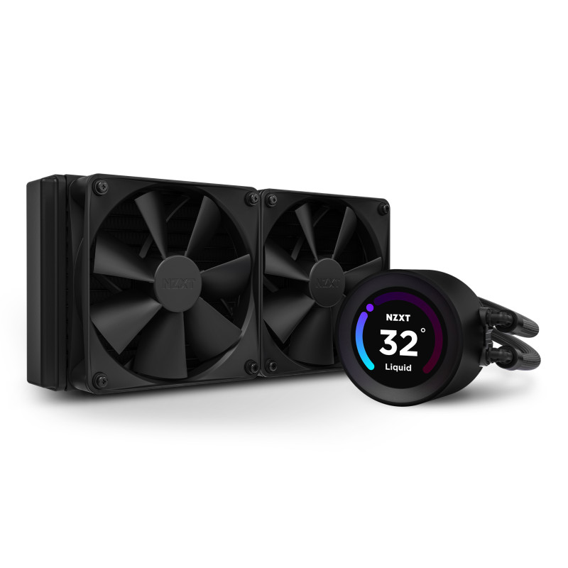 NZXT RL-KN24E-B1 Kraken Elite 240, Sistema de refrigeración líquida todo en uno, 12 cm, Negro