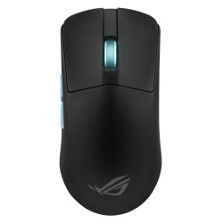 ASUS 90MP02W0-BMUA00 ROG Harpe Ace Aim Lab Edition, Ambidextro, Óptico, RF Wireless + Bluetooth + USB Type-A, 36000 DPI, Negro