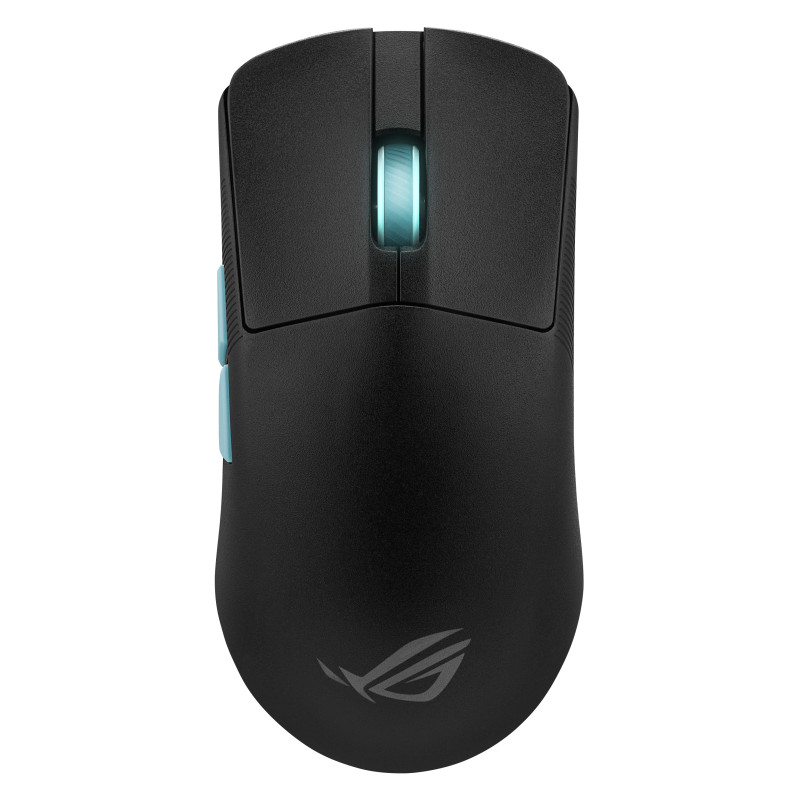 ASUS 90MP02W0-BMUA00 ROG Harpe Ace Aim Lab Edition, Ambidextro, Óptico, RF Wireless + Bluetooth + USB Type-A, 36000 DPI, Negro