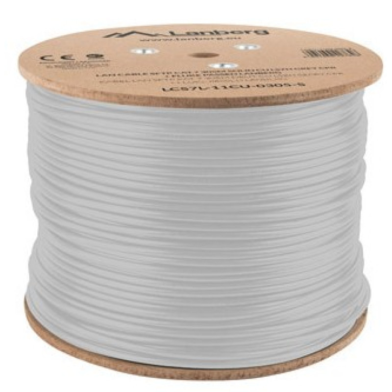 Lanberg LCS7L-11CU-0305-S LCS7L-11CU-0305-S, 305 m, Cat7, S/FTP (S-STP), Blanco