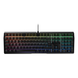 CHERRY G80-3874LXADE-2 MX 3.0S RGB, Alámbrico, USB, Interruptor mecánico, QWERTZ, LED RGB, Negro