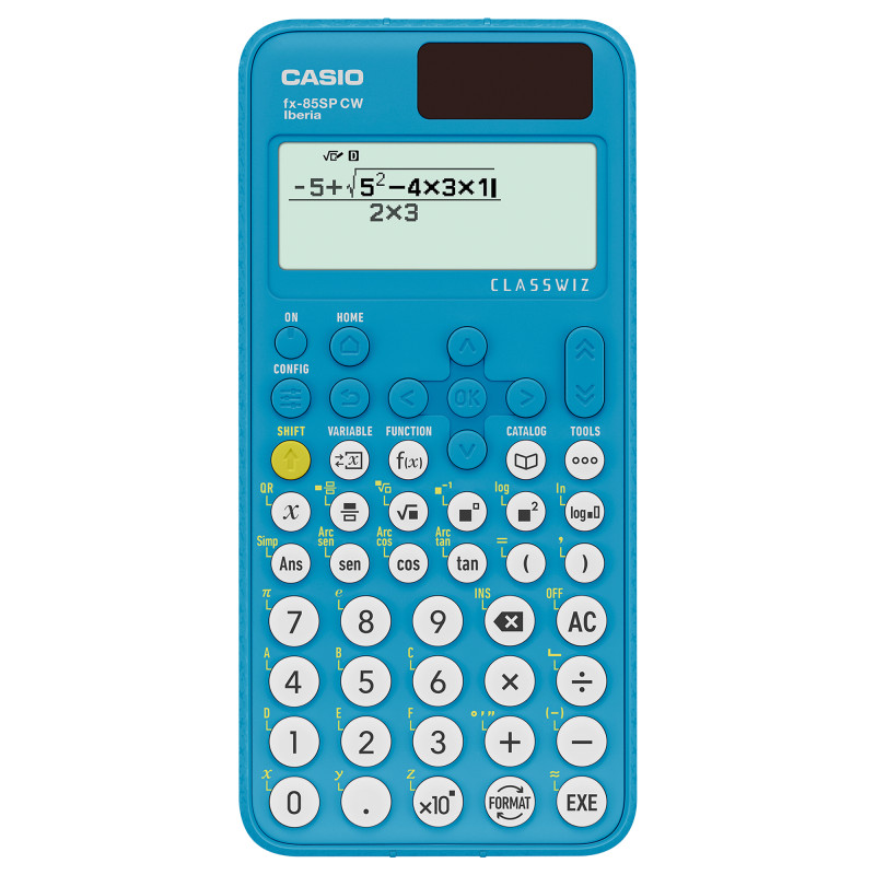 Casio FX-85SPX CW FX-85SPX CW, Bolsillo, Calculadora científica, 12 dígitos, Batería/Solar, Azul