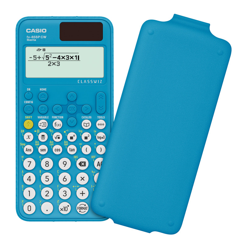 Casio FX-85SPX CW FX-85SPX CW, Bolsillo, Calculadora científica, 12 dígitos, Batería/Solar, Azul