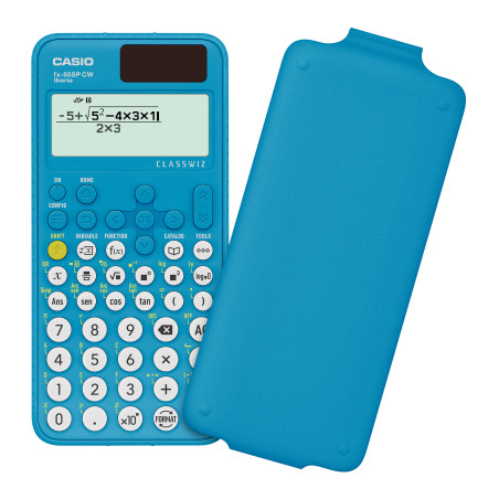 Casio FX-85SPX CW FX-85SPX CW, Bolsillo, Calculadora científica, 12 dígitos, Batería/Solar, Azul