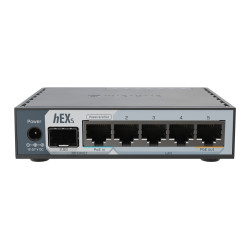 Mikrotik E60IUGS E60IUGS, Ethernet WAN, Gigabit Ethernet, Negro