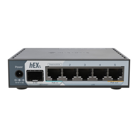 Mikrotik E60IUGS E60IUGS, Ethernet WAN, Gigabit Ethernet, Negro