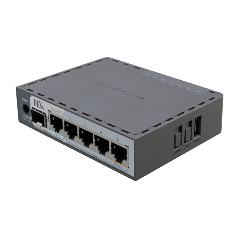 Mikrotik E60IUGS E60IUGS, Ethernet WAN, Gigabit Ethernet, Negro