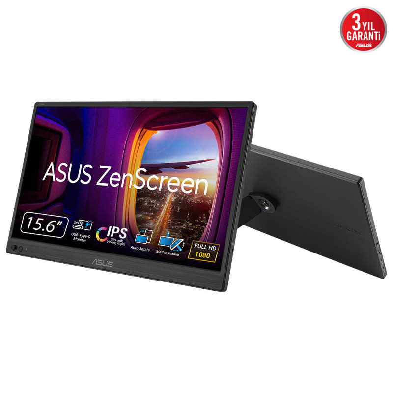 ASUS 90LM0AZ3-B01171 ZenScreen MB169CK, 39,6 cm (15.6"), 1920 x 1080 Pixeles, Full HD, LCD, 5 ms, Negro