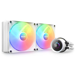 NZXT RL-KR280-W1 Kraken 280 RGB, Sistema de refrigeración líquida todo en uno, 14 cm, Blanco