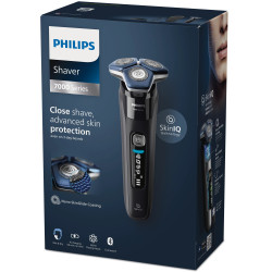 Philips S7886/35 SHAVER Series 7000 S7886/35 Afeitadora eléctrica Seco y Mojado, Máquina de afeitar de rotación, Negro, 2