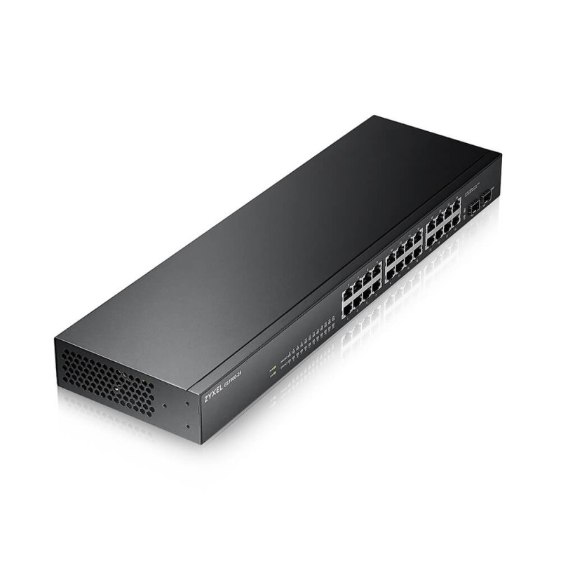 Zyxel GS1900-24-EU0102F GS-1900-24 v2, Gestionado, L2, Gigabit Ethernet (10/100/1000), Bidireccional completo (Full duplex),