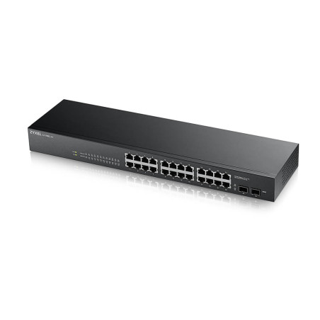 Zyxel GS1900-24-EU0102F GS-1900-24 v2, Gestionado, L2, Gigabit Ethernet (10/100/1000), Bidireccional completo (Full duplex),