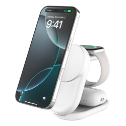 Belkin WIZ037KQWH Qi2, Interior, USB, Cargador inalámbrico, 1,5 m, Blanco