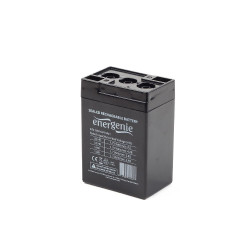 Gembird BAT-6V4.5AH BAT-6V4.5AH, 6 V, 4,5 Ah, Negro, 730 g, 70 mm, 50 mm