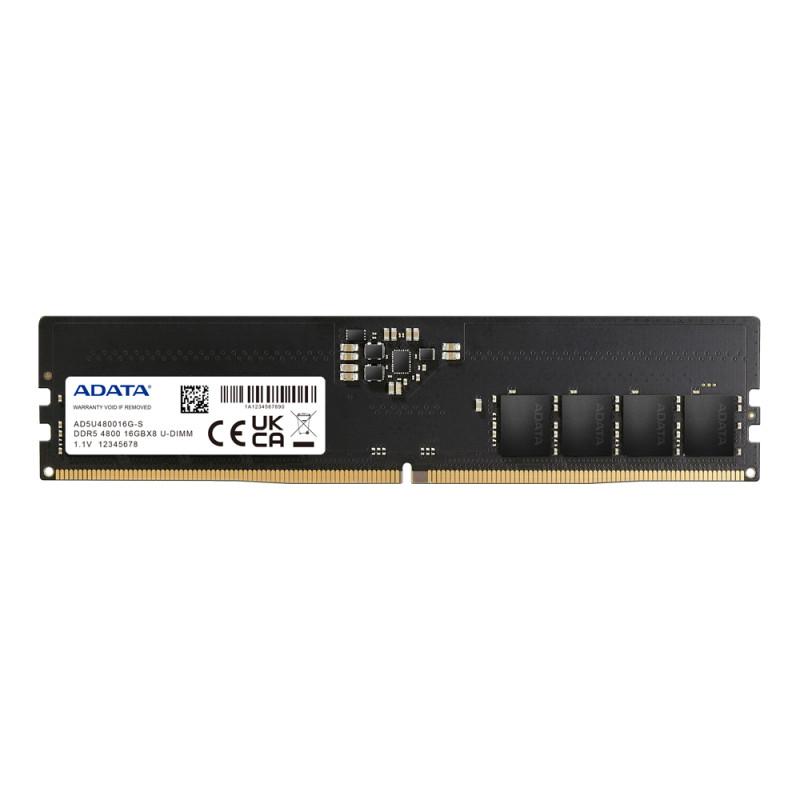 ADATA AD5U480016G-S Premier , 16 GB, 1 x 16 GB, DDR5, 4800 MHz, 288-pin DIMM