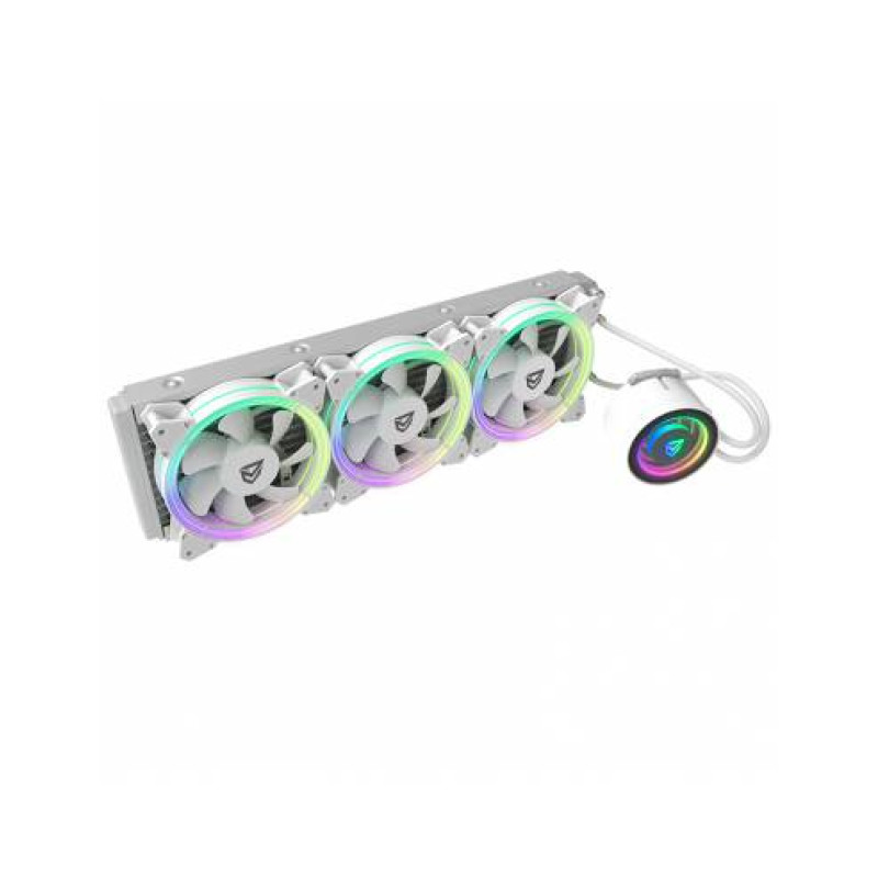 Nfortec NF-WC-ATRIARGB-360-WHITE NF-WC-ATRIARGB-360-WHITE, Kit de refrigeración líquida, 12 cm, Blanco