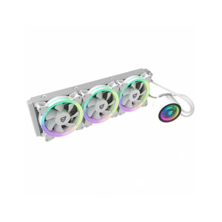 Nfortec NF-WC-ATRIARGB-360-WHITE NF-WC-ATRIARGB-360-WHITE, Kit de refrigeración líquida, 12 cm, Blanco