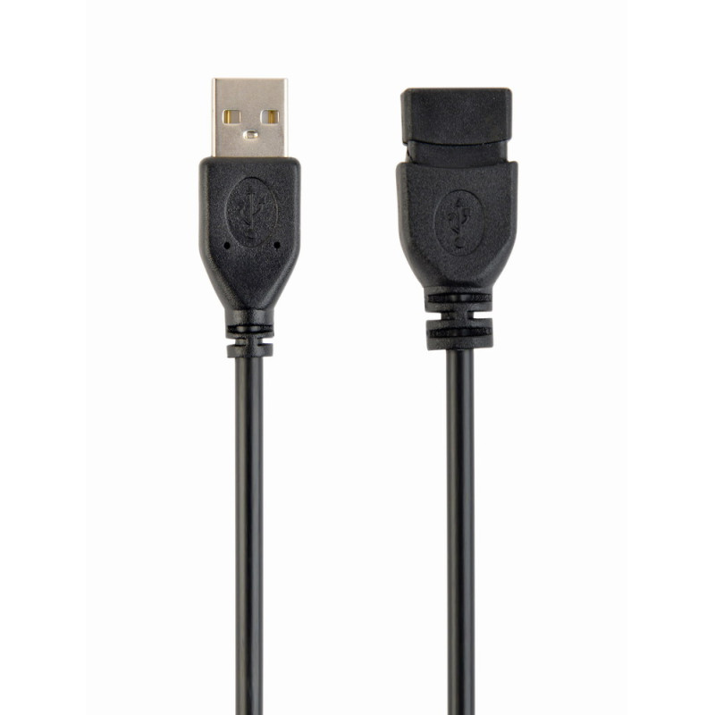 Gembird CCP-USB2-AMAF-10 3m USB 2.0 A M/FM, 3 m, USB A, USB A, USB 2.0, Macho/Hembra, Negro