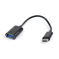 Gembird AB-OTG-CMAF2-01 AB-OTG-CMAF2-01, 0,2 m, USB C, USB A, Negro