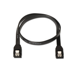 AISENS A130-0157 A130-0157, 0,5 m, SATA III, SATA 7-pin, SATA 7-pin, Macho/Macho, Negro 2
