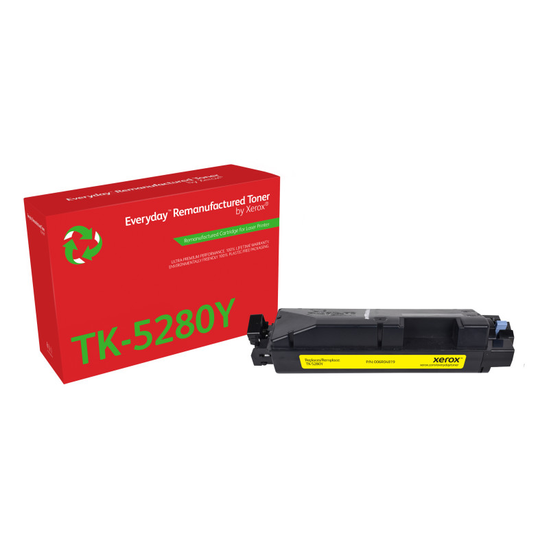 Xerox 006R04819 Tóner Everyday™ Amarillo remanufacturado de es compatible con Kyocera TK-5280Y, Capacidad estándar, 11000