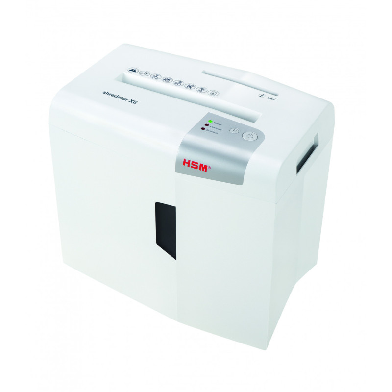 HSM 1044121 X8, Corte en partículas, 22 cm, 4.5 mm, 18 L, 58 dB, Botones
