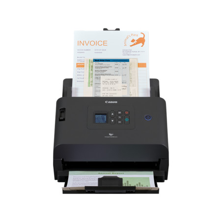 Canon 6383C003 imageFORMULA DR-S250N, 216 x 356 mm, 600 x 600 DPI, Escáner alimentado con hojas, Negro, CIS, LED RGB
