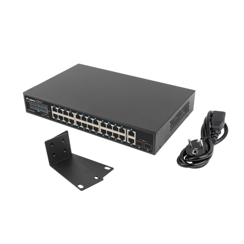 Lanberg RSGE-24P-2GE-2S-360 RSGE-24P-2GE-2S-360, No administrado
