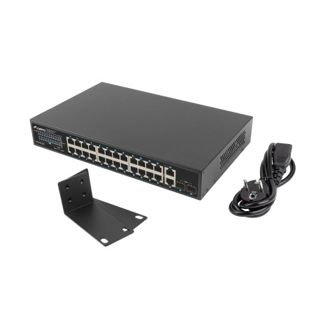 Lanberg RSGE-24P-2GE-2S-360 RSGE-24P-2GE-2S-360, No administrado