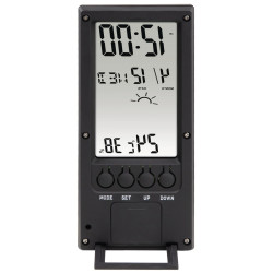 Hama 00186365 TH-140, Negro, Higrómetro de interior, Termómetro de interior, 20 - 90%, 0 - 50 °C, F, °C, Batería 2