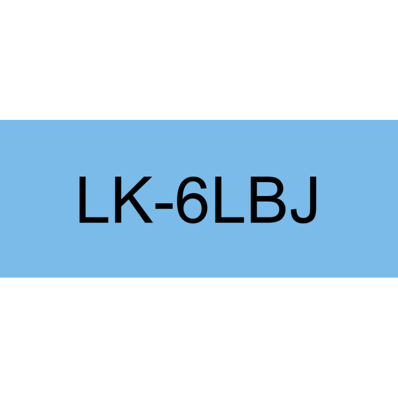 Epson C53S672082 LK-6LBJ, Negro, Azul, Transferencia térmica, Mate, 2,4 cm
