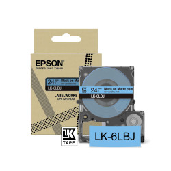 Epson C53S672082 LK-6LBJ, Negro, Azul, Transferencia térmica, Mate, 2,4 cm 2