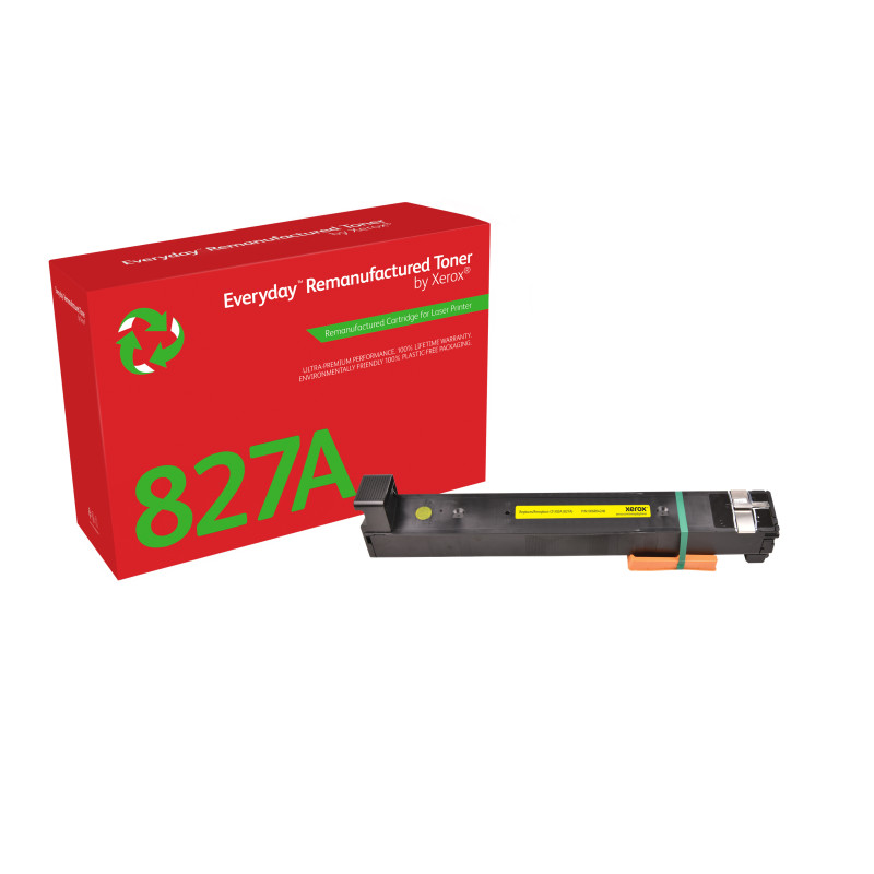 Xerox 006R04248 Tóner Everyday™ Amarillo remanufacturado de es compatible con HP 827A (CF302A), Capacidad estándar, 32000