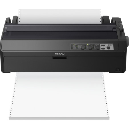 Epson C11CF40402A0 LQ-2090IIN, 550 carácteres por segundo, 10 carácteres por pulgada, 6 copias, Code 128 (A/B/C), Code 39,