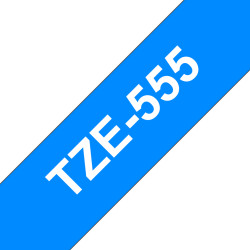 Brother TZE-555 TZE-555, Blanco sobre azul, TZe, Transferencia térmica, Filipinas, 5 año(s), Brother