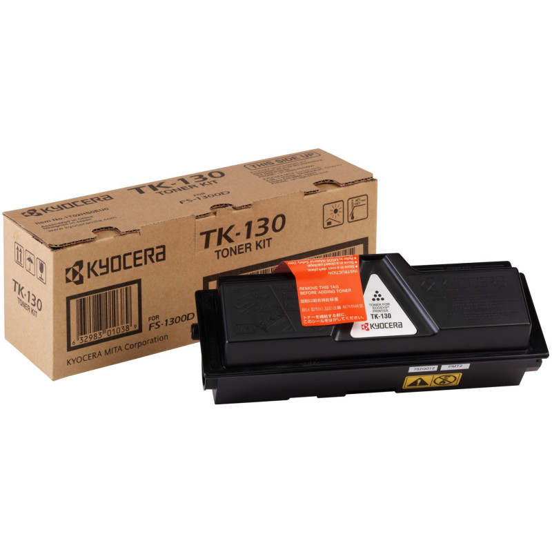 KYOCERA TK-130 TK-130, 7200 páginas, Negro, 1 pieza(s)