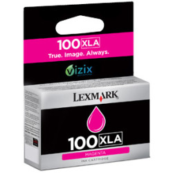 Lexmark 14N1094 100XLA, Alto rendimiento (XL), Magenta, Tinta a base de pigmentos, 1 pieza(s)