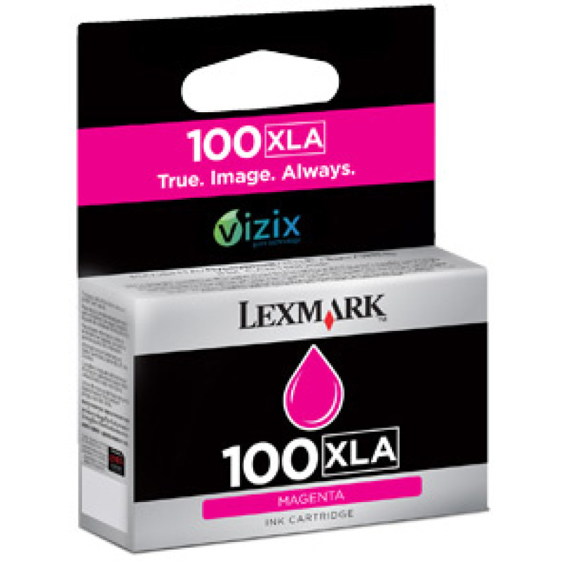 Lexmark 14N1094 100XLA, Alto rendimiento (XL), Magenta, Tinta a base de pigmentos, 1 pieza(s)