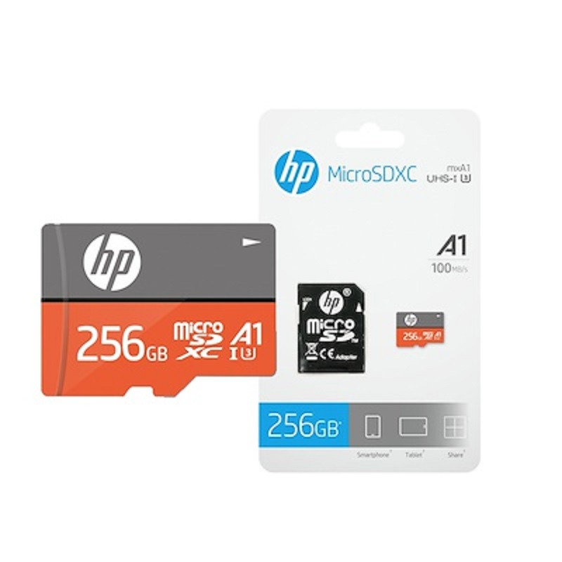 HP HFUD256-1V31A HFUD256-1V31A, 256 GB, MicroSDXC, Clase 10, UHS-I, 100 MB/s, 85 MB/s