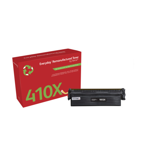 Xerox 006R03551 Tóner Everyday™ Negro remanufacturado de es compatible con HP 410X (CF410X), Capacidad alta, 6500 páginas,