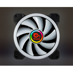 TALIUS TAL-FAN05IRISRGB Ventilador caja RGB Iris Spectrum 16Led 12cm (compatible sólo con caja Tal-Cronos), Ventilador, 12 cm, 2
