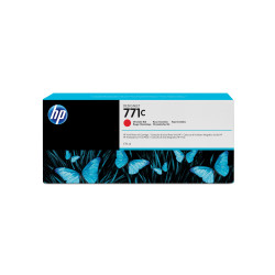 HP B6Y08A Cartucho de tinta DesignJet 771C rojo cromático de 775 ml, Impresora fotográfica HP DesignJet serie Z6200,