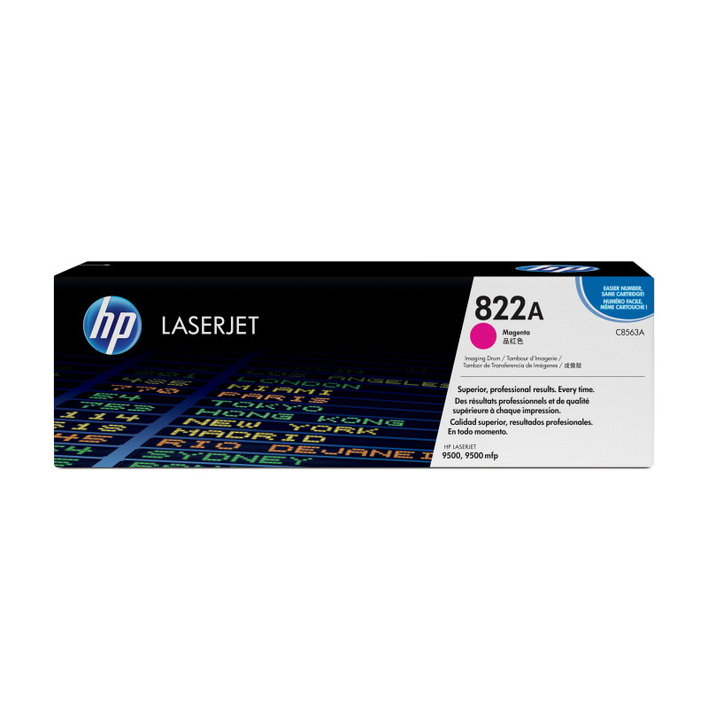 HP C8563A 822A Magenta LaserJet Imaging Drum, Magenta, 1 pieza(s)