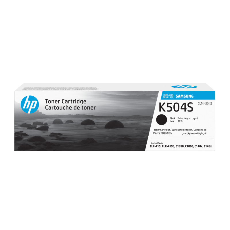 HP SU158A Samsung Cartucho de Tóner Original CLT-K504S negro, 2500 páginas, Negro, 1 pieza(s)