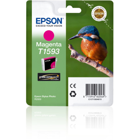Epson C13T15934010 Cartucho T1593 magenta, Magenta, Tinta a base de pigmentos, 17 ml, 1 pieza(s), 1200 páginas