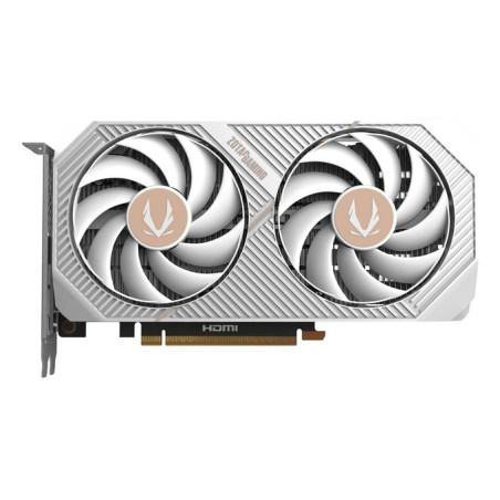 Zotac ZT-B50600Q-10M GAMING GeForce RTX 5060 Twin Edge OC White Edition, GeForce RTX 5060, 8 GB, GDDR7, 128 bit, 7680 x 4320
